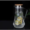 High borosilicate hot water glass pitcher 1.5L for home, restaurant and hotel