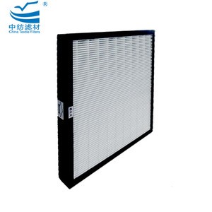 High efficiency mini-pleated HEPA filter for air purifier parts