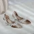 Import High heels Hot selling fashion pearl high  heels bride shoes quality handmade womens high heel shoes 102-23 from China
