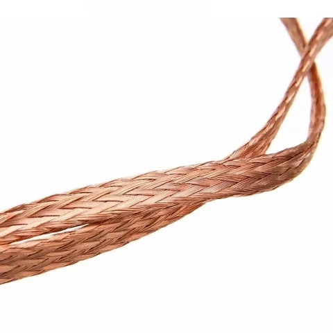 High Performance Electrical Conductors Tinned Copper Flat Braid with	0.10mm-0.30mm Thickness from Indian Exporter