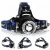 Import High Power Zoomable Aluminum Headlamp with Power Indicator 4 Modes USB Rechargeable LED Headlamp from China
