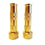 High pressure CNC custom brass hose nozzle for Car or Garden
