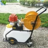 High pressure electric pestiside fogging machine power trolley battery gasoline engine sprayer disinfection water pump