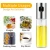 High Quality 100Ml Glass Bottle Dispenser Oil And Vinegar Mister Food Olive Oil Sprayer for Kitchen Cooking Bbq Grilling