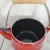 Import High Quality  1.5L Metal Enamel  Water Kettle Customized Red  Printing Enamel from China