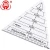 Import High Quality 60 Degree Equilateral Triangle Quilting Ruler Transparent Sewing Patchwork Ruler Template from China