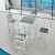 Import High quality aluminum brushed club outdoor furniture 3 pcs high table and chair set used bistro bar set from China