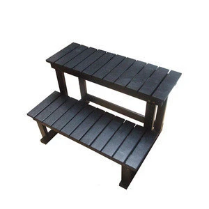 High Quality Bench Waterproof And Antiseptic Plywood PS Spa Surround Bench Stair