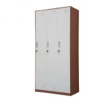 High quality cold-roll steel knock down gym new design 3 door steel cabinet
