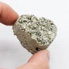 High Quality Crystal Healing Stones Crafts Pyrite Geode Druzy Heart for Gift