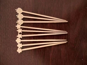 High Quality Disposable Custom Barbecue 40cm Round Bamboo Skewer