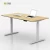 Import High quality ergonomic modern office furniture standing adjustable height sit stand up office desk white from China