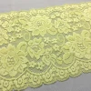 High quality fashionable elastic wholesale lace fabric for dress lace trim fabric