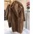 Import High Quality Ladies Winter Fur Jacket Leopard Print Genuine Fur Coat Warm Teddy Coat from China