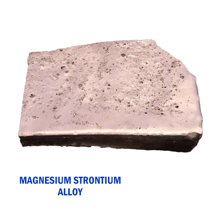 High quality Magnesium Strontium alloy MgSr20 MgSr25 master alloys