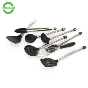 high quality metal silicone kitchen accessories tools gadget utensils set