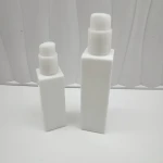High quality Perfume Bottle with white Lid Glass Fine Mist Spray Aftershave Atomizer Refillable Perfume 30 50 100 120 ml