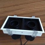 High quality Square lighting CRI 90 95 Single Double triple heads COB LED downlight