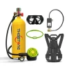 High Quality Wholesale 2.3L Customizable Diving Equipment Mini Scub Tank Underwater Lung Diving Tank for 40 Minutes