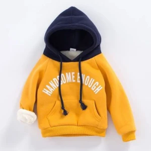 High quality wholesale baby boys and girls 100% cotton printed sweatshirts toddler boys hooded think warm clothes