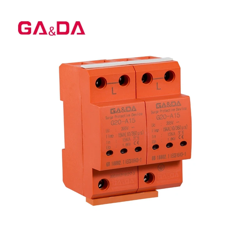 High safety voltage limiting type lightning iimp 15ka spd surge protection device