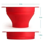 High temperature microwave Silicone Popcorn Maker with Lid