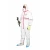 Import high visibility disposable safety work coverall workwear with tape and reflective stripe from China