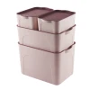 home storage solutions plastic organizer container and storage box with cover