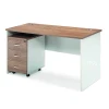 Home Wholesale Market Wooden Furniture Study Cheap Modern Wood Work White Office Staff Computer Desk with Drawers on Sale