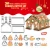 Import Homesen 18 pcs  3D Christmas Cookie Cutter Mold Set, Stainless Steel Fondant Cake Mould from China