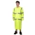Import Hooded Adjustable Rain Coat Reflective Safety POLYESTER/PVC Rain Wear from China