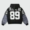 Hoodie Manufacturer Custom Oversized Mens Pullover 380GSM Heavyweight Hoodie Casual Cheetah Print Mens Hoodie