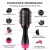 Import hot air brush 3 in 1 one step hair dryer hair straightener curler comb roller from China