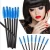 Import Hot Sale 100Pcs Disposable Eyelash Brush Mascara Wands Applicator One-Off Eye Lash Brush Makeup Tools from China
