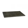 Hot sale black marble shower tray