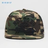 Hot sale custom Camo Mesh Low Profile Snapback Hats Embroidered Logo camouflage caps