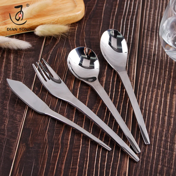 Hot sale factory price restaurant catering stainless steel spoon fork and knife cutlery stainless steel cutlery set flatware