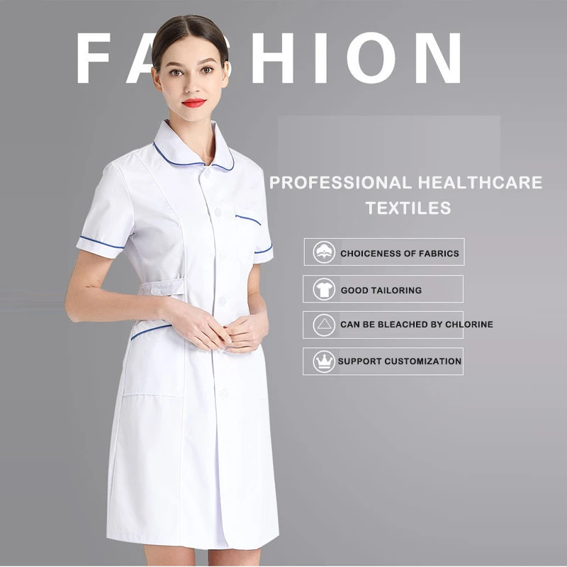 Hot sale hospital uniform designs nurse dress for wholesale