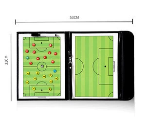 Hot sale magnetic folding portable  football soccer coach tactic board