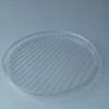 Hot sale microwave safe Cook Bacon Sausage Meat Dishwasher Safe Round Pan Tray Microwave plastic Pizza Plates