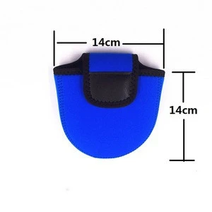 Hot sale Neoprene Fishing Bag Reel Protective Bait Casting Trolling Fishing Reel Pouch Cover Sleeve Reel Case for Fishing Rod