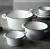 Import Hot sale Nordic ceramic binaural soup bowl large salad bowl creative breakfast fruit dessert bowl from China