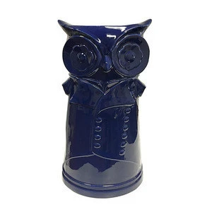 Hot Sale Personalized Handmade Ceramic Owl Umbrella Stand