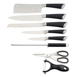 Hot Sale Product 9pcs Stainless Steel Kitchen Knife Set Design
