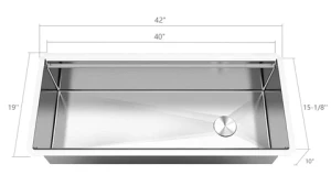 Hot Sale Stainless Steel Utility Sink Workstation Single Bowl Undermount Kitchen Sink For Price