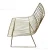 Import Hot sales restaurant chair Gold metal wire dining chair from China