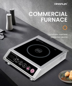 Hot Sell Kitchen Equipment Intelligent Touch Control Commercial Induction Cooker With 3000W