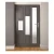 Import Hot Sell Top Brand Interior Decorative Aluminum Strip Wood Doors Aluminum French Interior Office Swing Doors from China