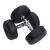 Hot selling custom logo gym tools fitness set body building weight lifting equipment Round head rubber dumbbell