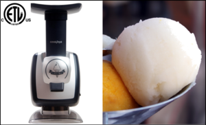  hot selling item durable stylish gluten free home appliance mini fruit ice cream maker
